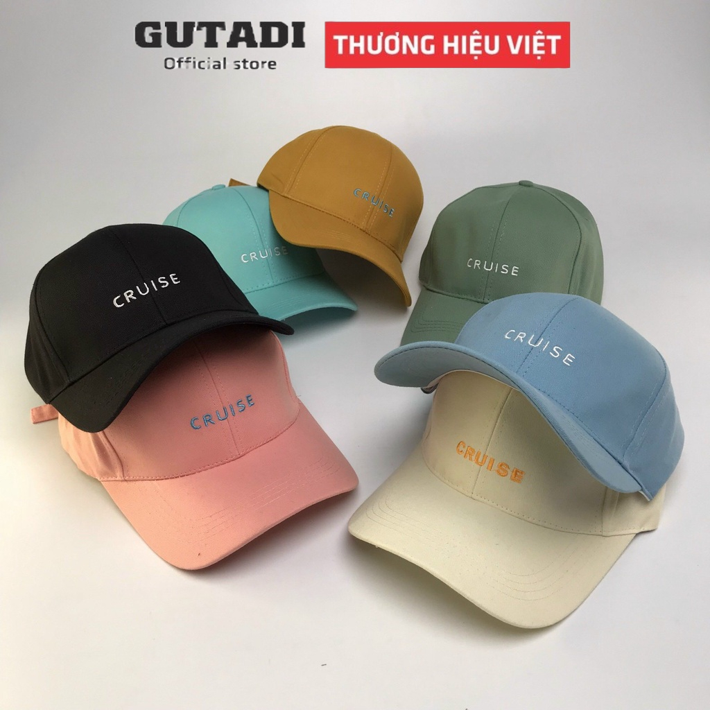 Mũ Lưỡi Trai nam nữ Nón Lưỡi Trai Cruise Phong Cách Nón Kết Form Mềm Vải Cotton