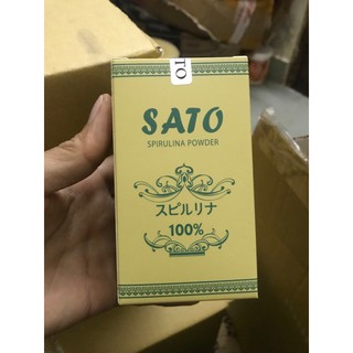 tảo sato dùng đi nano cấy trắng chăm sóc da