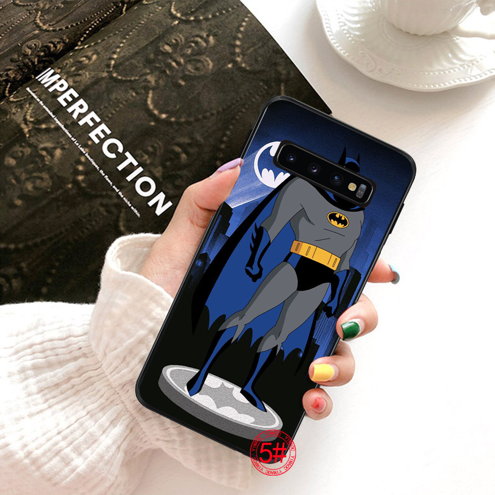 Ốp Điện Thoại Dẻo Họa Tiết Hoạt Hình Batman Cho Samsung S7 Edge S8 S9 S10 Plus Plus S10E 10ih