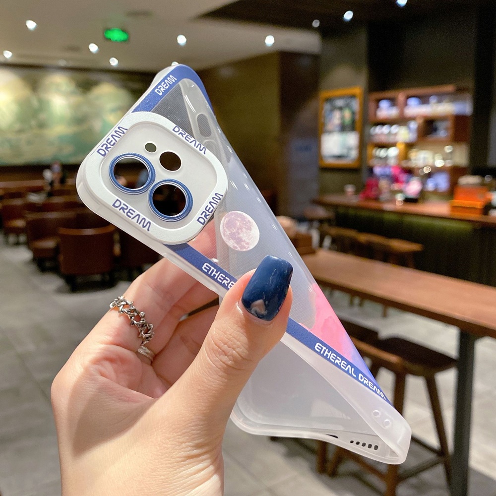 Ốp lưng iphone Cloudy Weather trong cạnh vuông các dòng 7plus/8/8plus/x/xr/xs/11/12/13/pro/max/plus/promax - Tomax Case