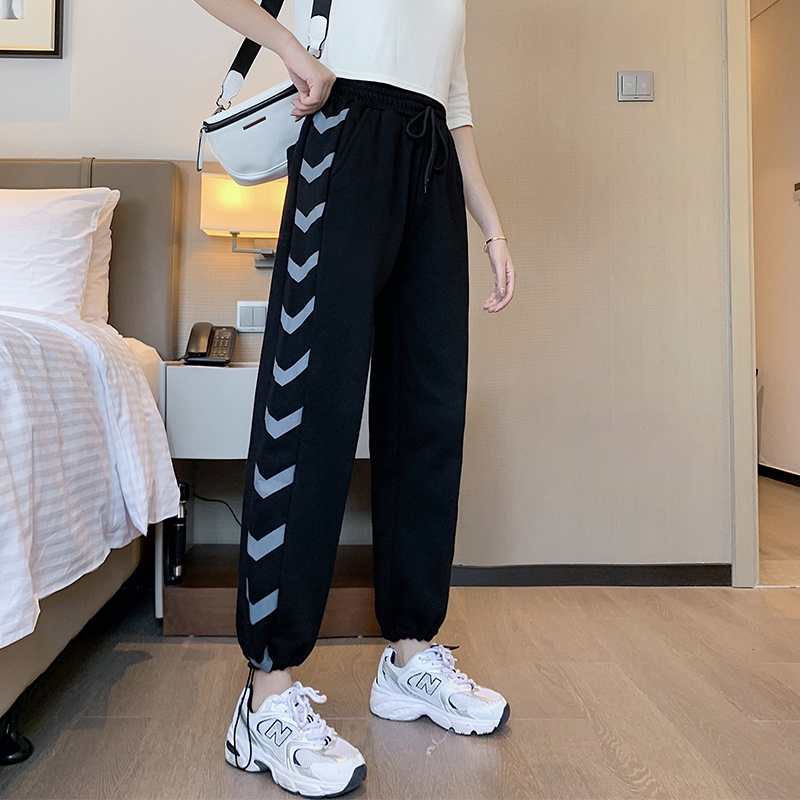 NRVP Quần Thể Thao Ống Rộng Phong Cách Thời Trang Hàn Quốc Dành Cho Nam Và Nữ