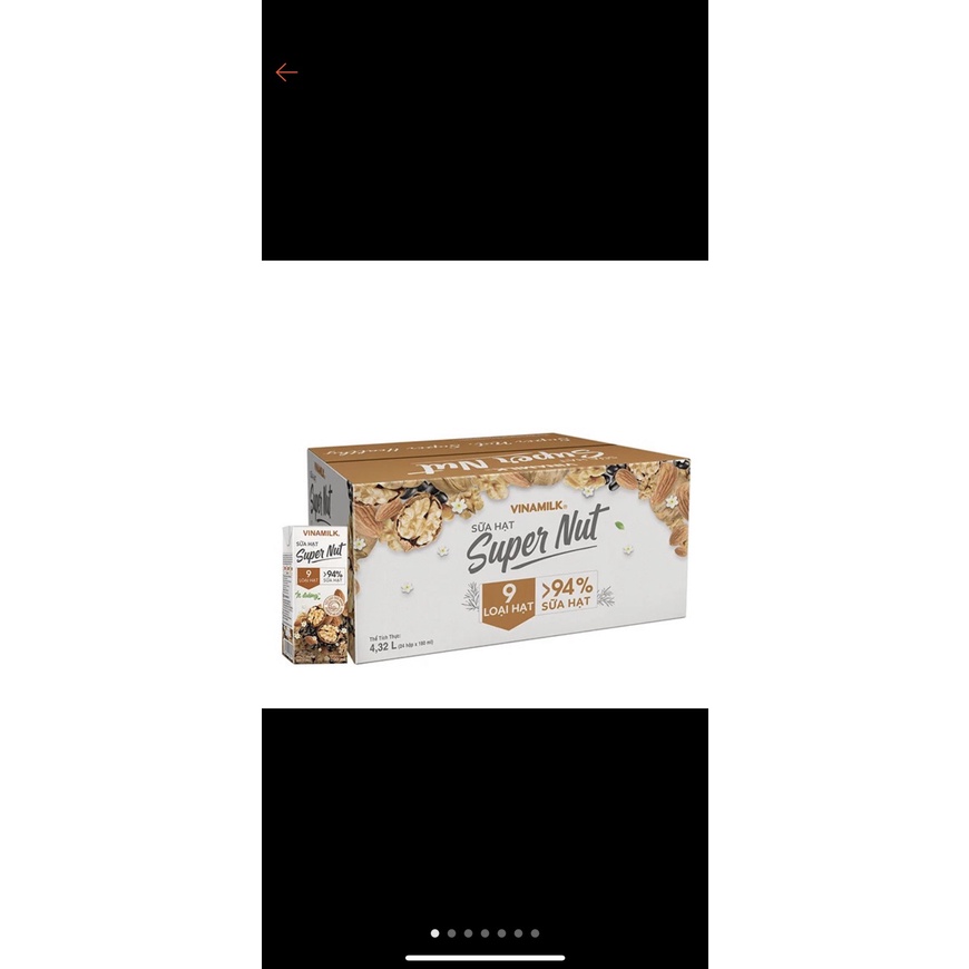 Thùng 24 Hộp Sữa 9 Loại Hạt Vinamilk Super Nut 180ml