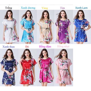 Áo Váy Ngủ Lụa Đẹp - VAY15, váy ngủ