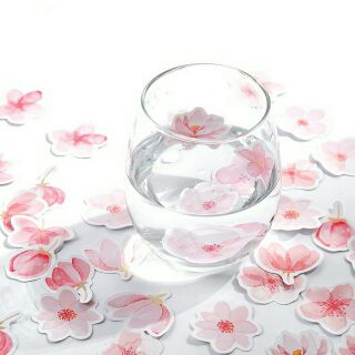 Hộp 45 sticker hoa anh đào Sakura 🌸