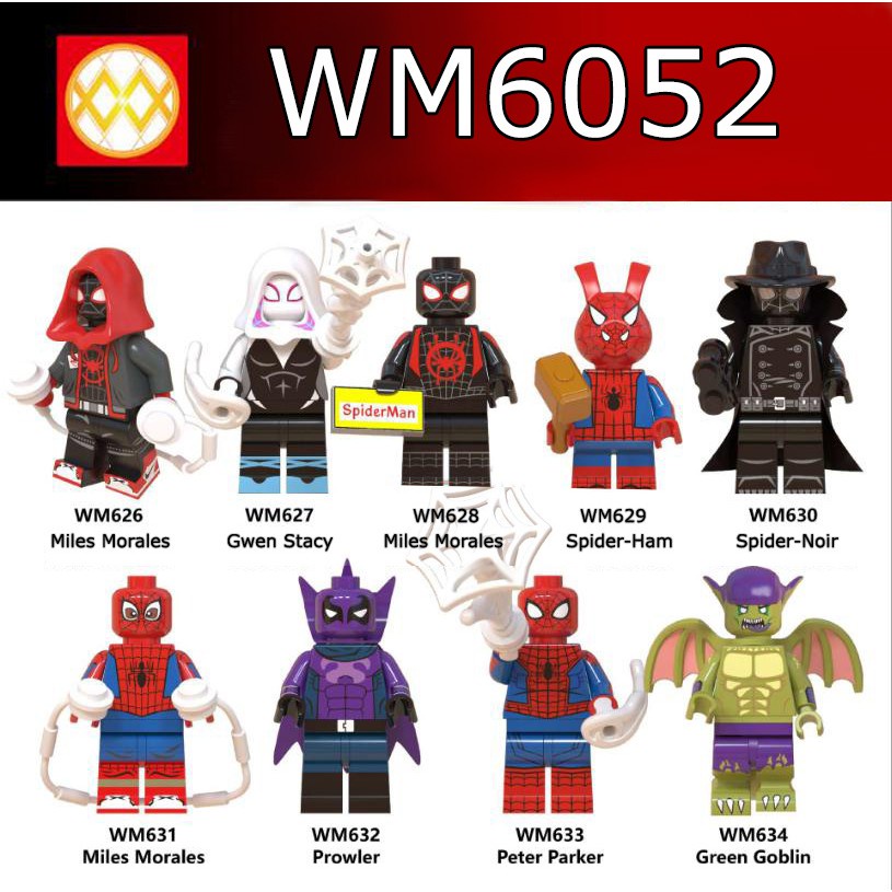 Minifigures Các Mẫu Nhân Vật Người Nhện Mới Nhất WM6052