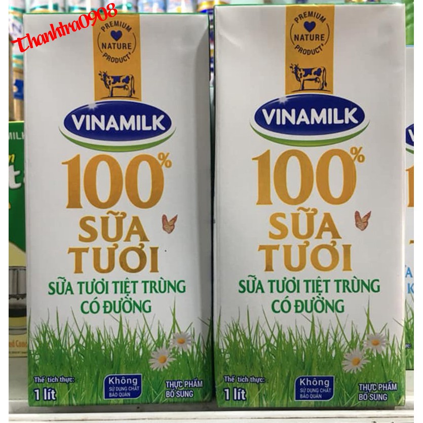 Sữa tươi Vinamilk hộp 1L