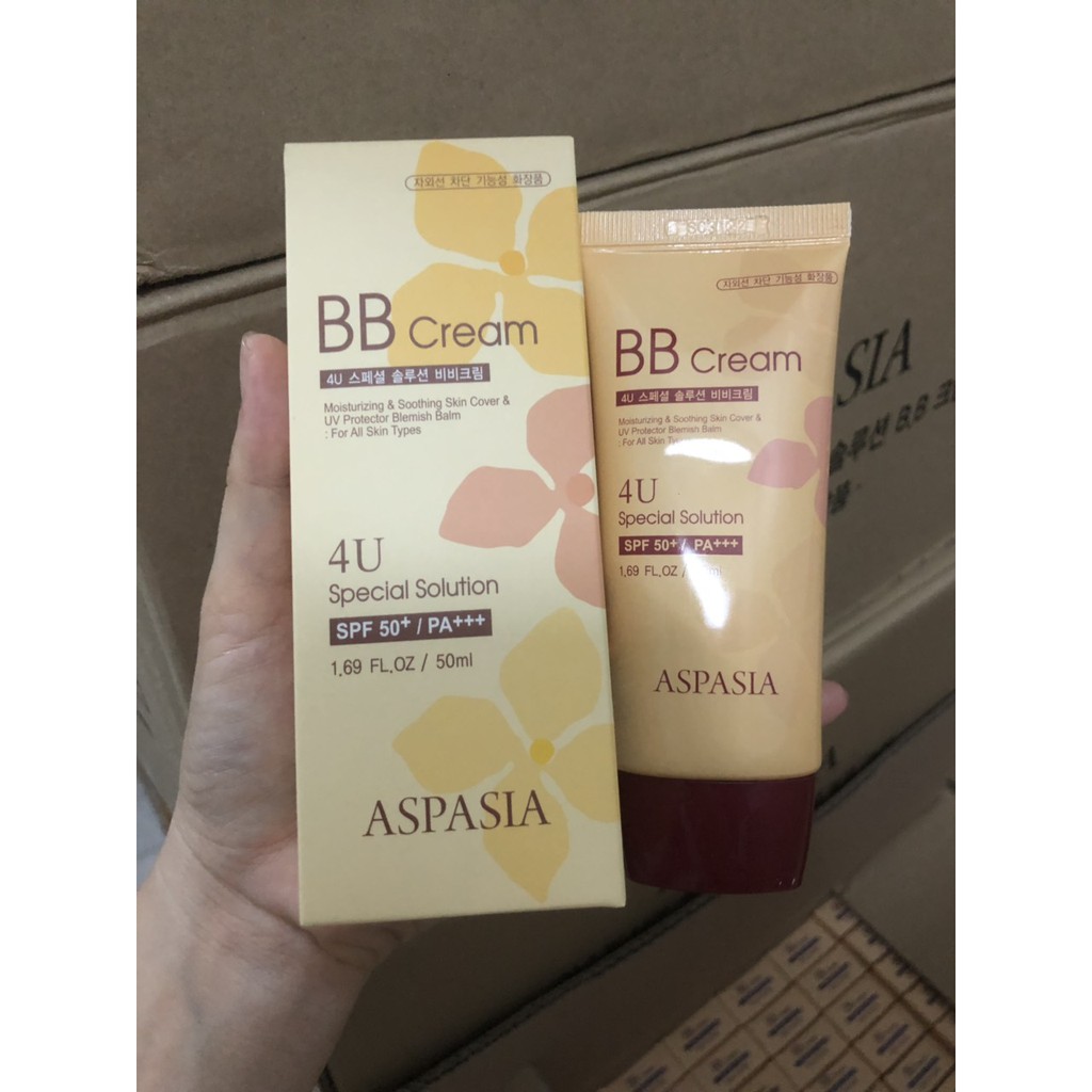 Kem nền Aspasia 4U Special B.B Solution Cream Spf50 Pa+++