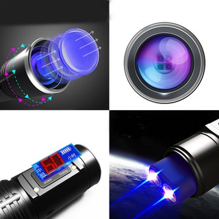 Đèn pin câu cá đêm - đèn câu đài 4 chế độ
