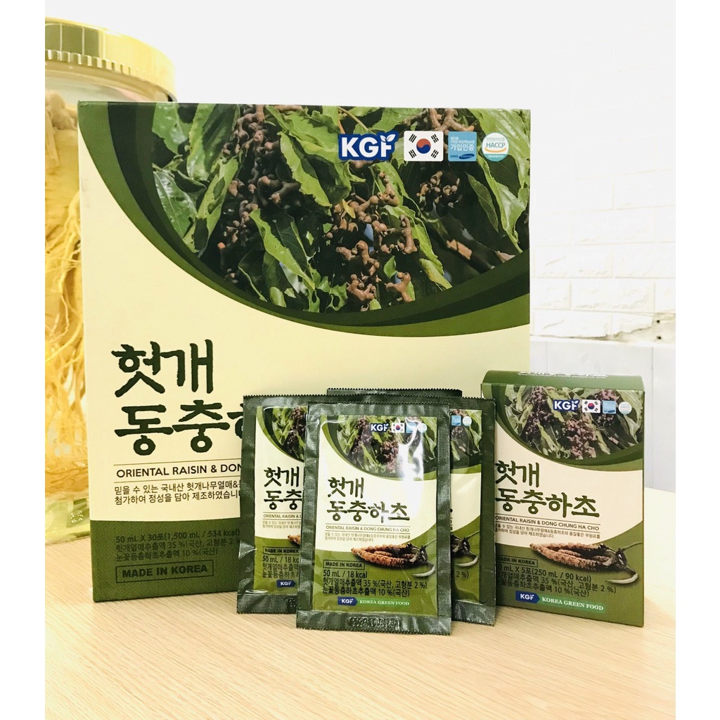 NƯỚC BỔ GAN ĐÔNG TRÙNG HẠ THẢO HÀN QUỐC