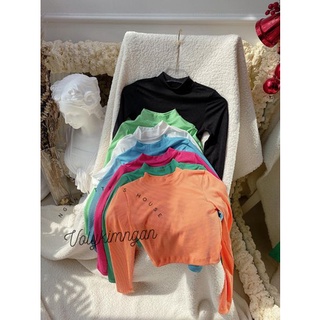 Áo croptop cổ trụ TD