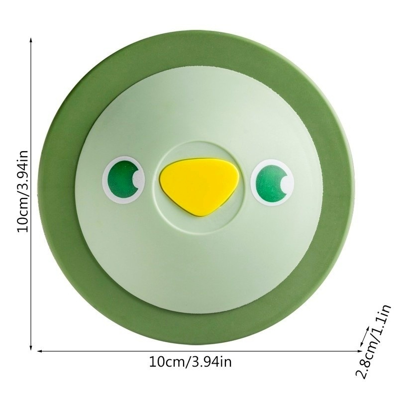 Dụng Cụ Chặn Tóc Chống Tắc Nghẽn Bồn Rửa Bằng Silicon Hình Hoạt Hình Dễ Thương