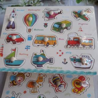 Combo 5 bảng núm gỗ