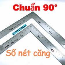 Thước ke góc vuông 90 ĐỘ INOX. Kapusi - JAPAN