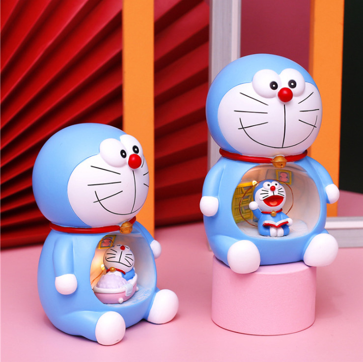 Đèn ngủ DORAEMON  Đèn Led Trang Trí Phòng Ngủ Siêu Dễ Thương
