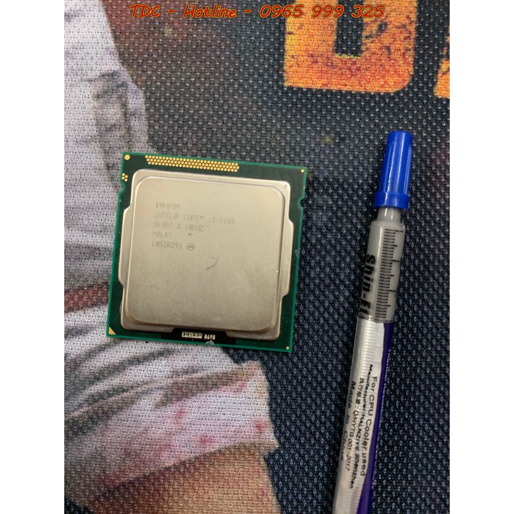 Bộ vi xử lý intel core i3 3240; i3 3220; i3 2100, socket 1155 lắp main h61, B75, h55 ... Tặng kèm keo tản nhiệt.