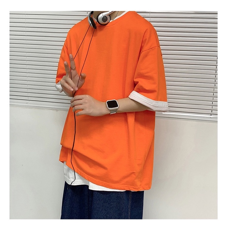 áo thun trơn tay lỡ nam.nữ form rộng unisex chất cotton dày đẹp (kèm ảnh thật)