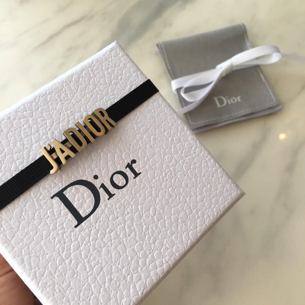 Dior dây chuyền JADIOR vòng cổ nữ Vòng vây dệt màu đen
