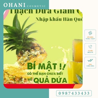 [Trợ Giá] Thạch dứa nhập khẩu hàn quốc thạch dứa giảm cân