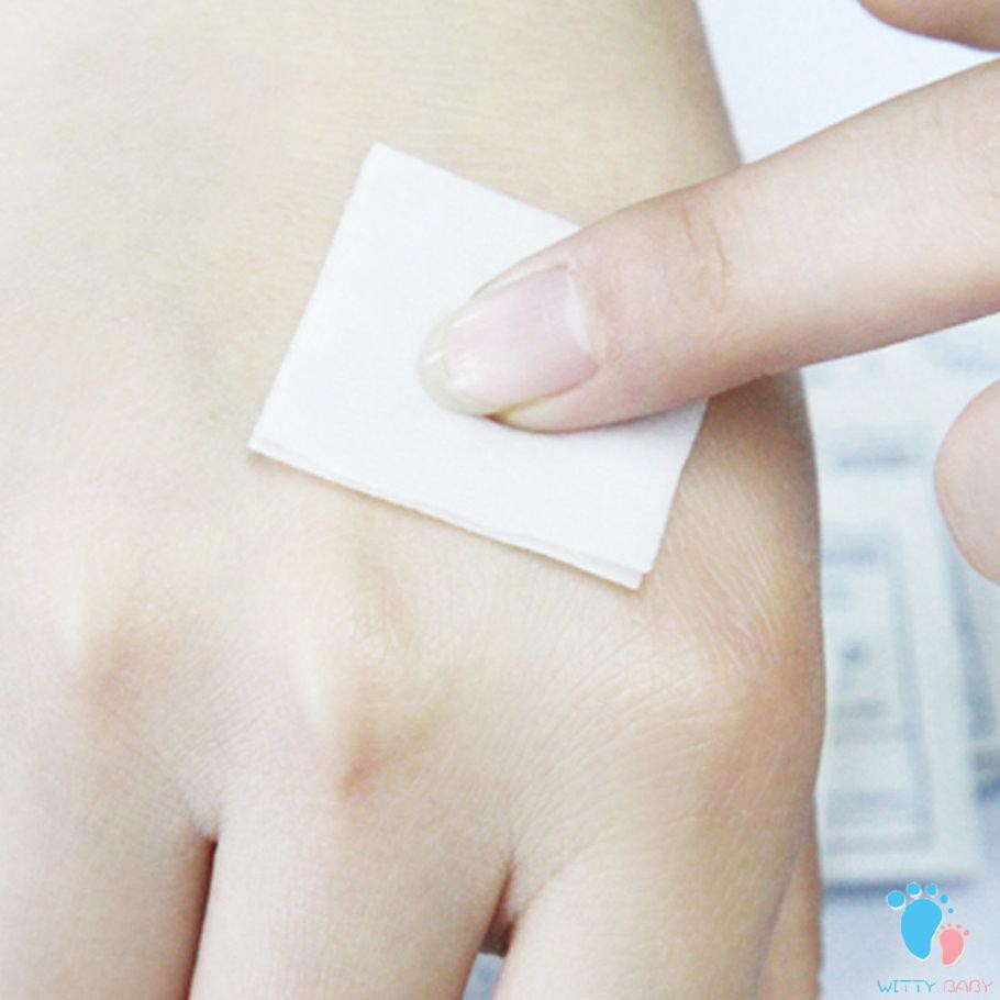 Hộp 100 Bông Gạc Cồn Y Tế Kháng Khuẩn