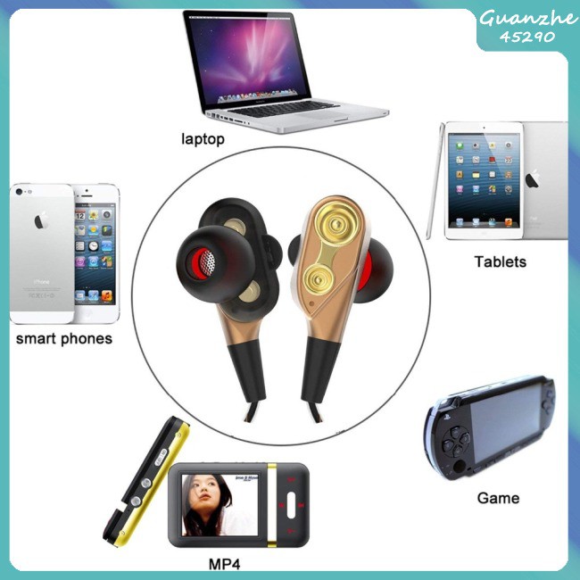 Tai Nghe Nhét Tai Jack 3.5mm Bass Trầm Có Micro Tiện Dụng | BigBuy360 - bigbuy360.vn