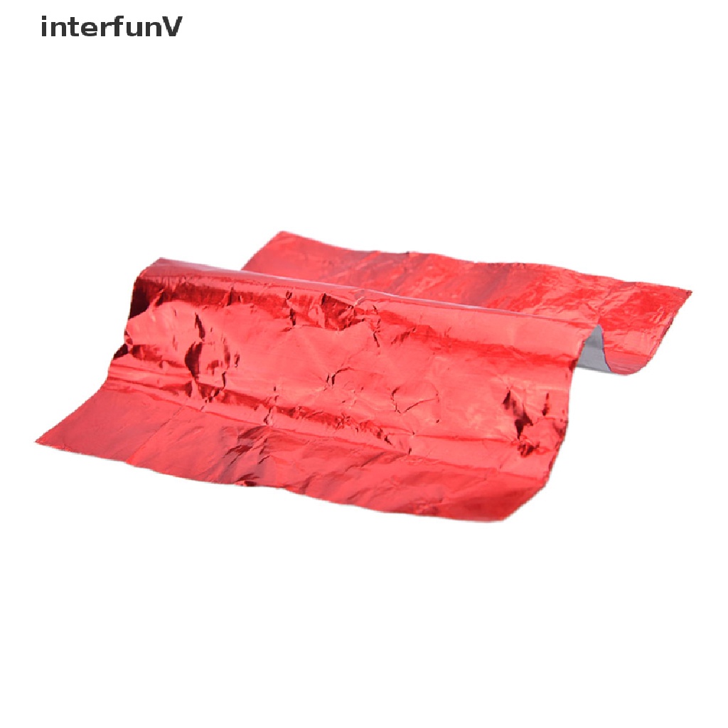 [InterfunV] Set 100 Giấy Gói Kẹo Sô Cô La Hình Vuông 8x8 Mới