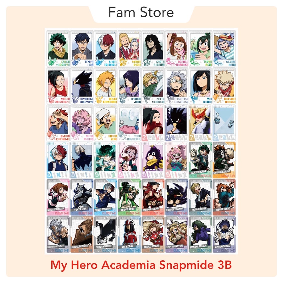 Pack thẻ My Hero Academia Snapmide