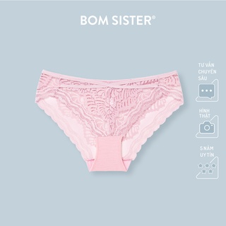 Quần lót ren hoa màu trơn BOM SISTER Q256