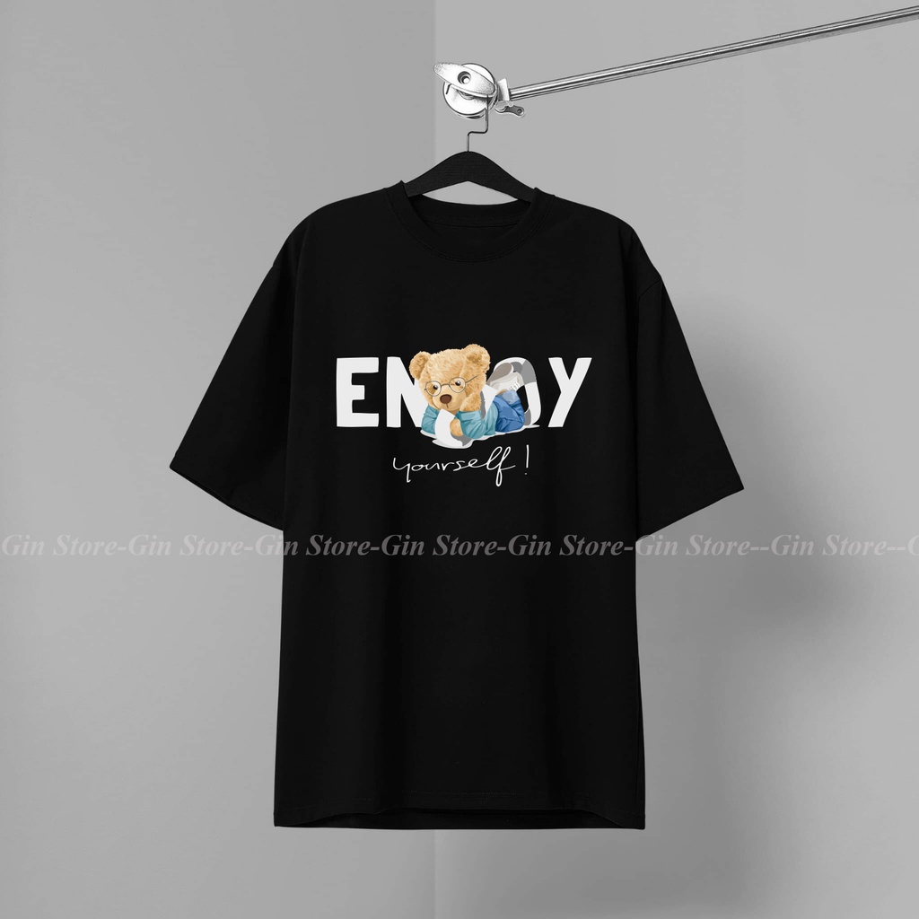 Áo thun hình GẤU HOTTREND BEST SELLER Cotton Co giãn 2 chiều