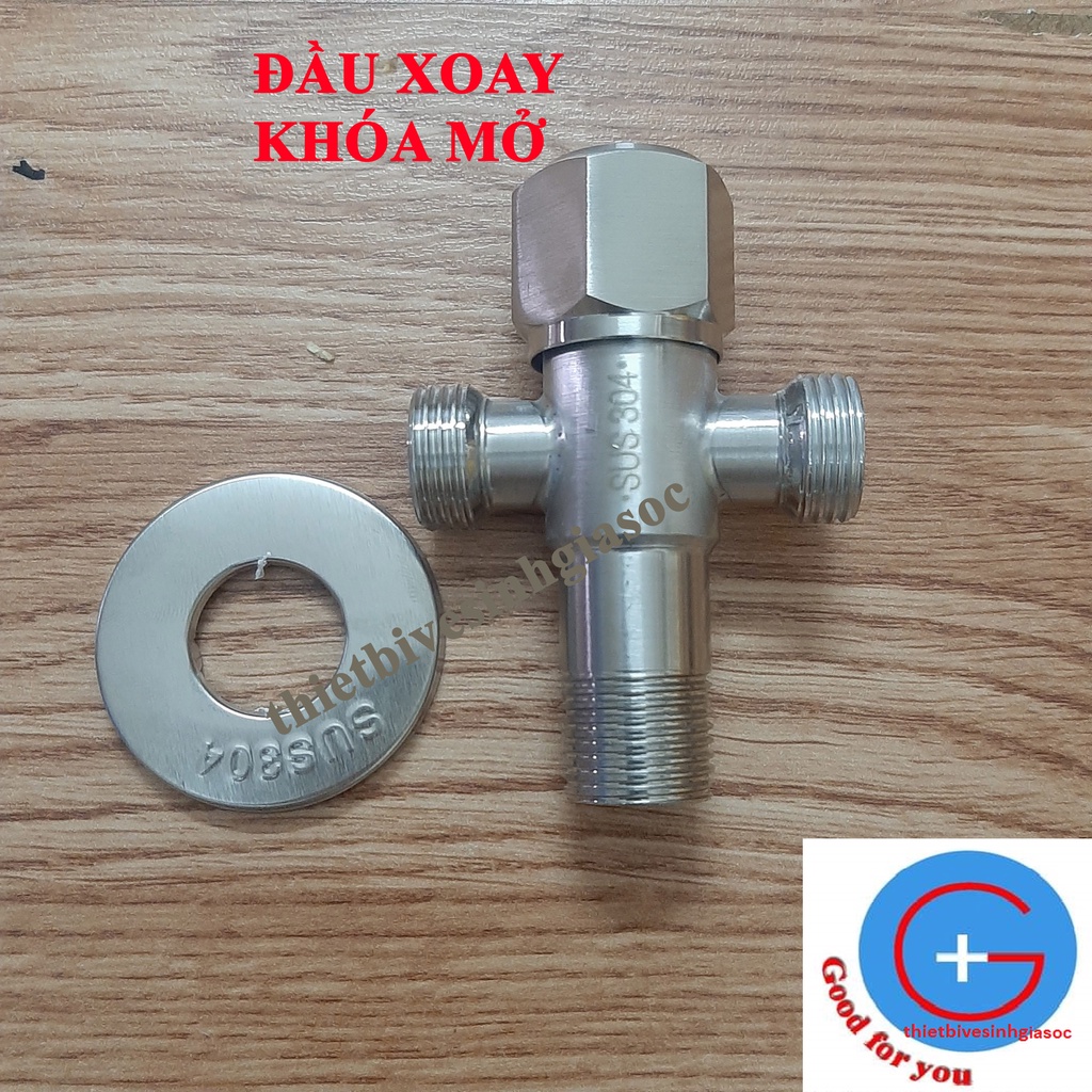 VAN TÊ CẦU VAN T CHIA NƯỚC BỒN CẦU TÊ CHỮ THẬP INOX 304 | VAN GIẢM ÁP | VAN XÍ