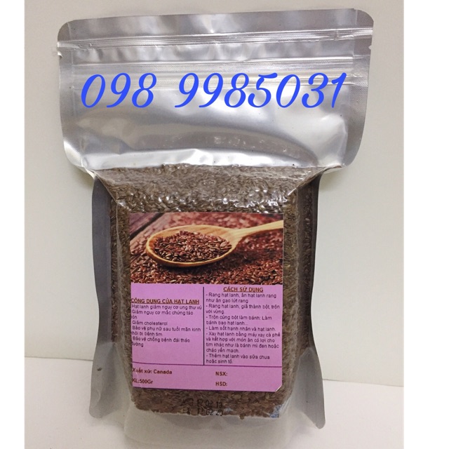 500g Hạt Lanh Canada