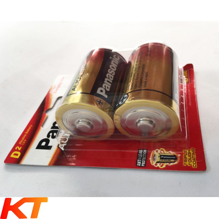 Pin Đại D Panasonic alkaline LR20T/2B - vỉ 2 viên.