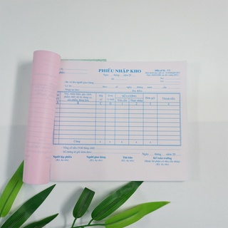 Phiếu nhập kho khổ A5 (2 liên/100 tờ - 3 liên/150 tờ)
