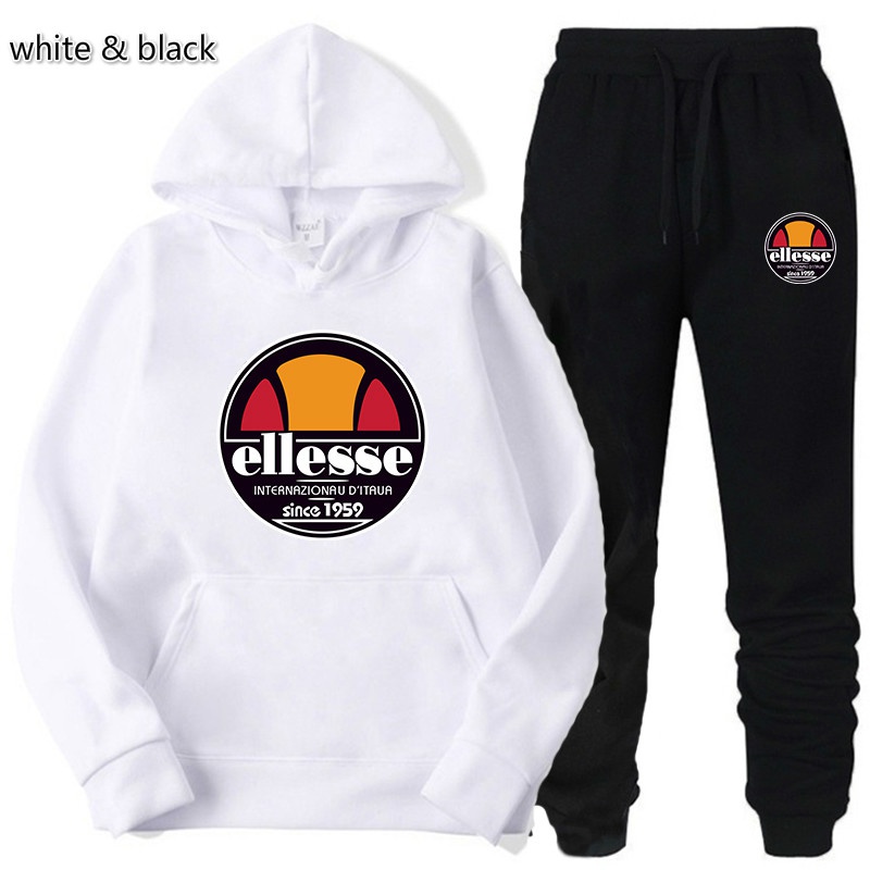 Set Áo Nỉ Dài Tay Có Mũ + Quần Dài Thể Thao Thời Trang Nam Nữ | BigBuy360 - bigbuy360.vn