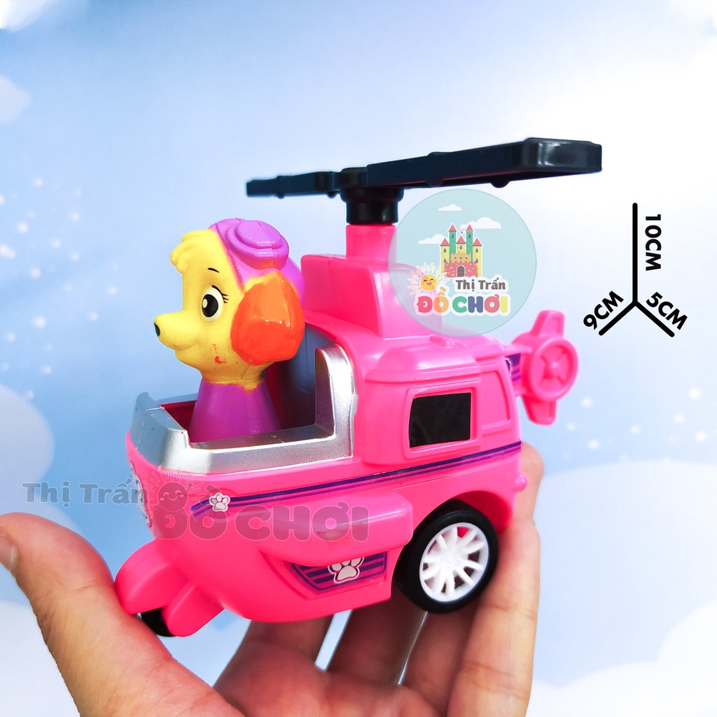 Bộ đồ chơi mô hình biệt đội chó cứu hộ Paw Patrol 6 nhân vật kèm 6 huy hiệu và tháp canh siêu ngầu cho bé 18668-41