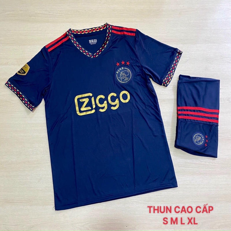 TH Mẫu Đồ Đá Banh Nam Nữ BARCA ITALIA AJAX Vải Thun Thái - Bộ Quần Áo Đá Bóng Đẹp 2023 pp Bởi Be Happy Sport