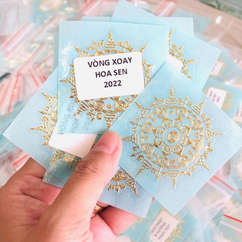 (ĐÃ TRÌ CHÚ) Vòng xoay hoa sen MỚI 2022 năm Nhâm Dần