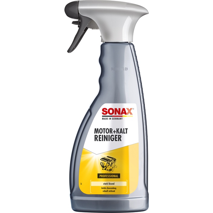 Nước rửa xe Sonax 1000 ml và Tẩy rửa lốc máy, khoang động cơ Sonax Đức 500ml 314300 543200