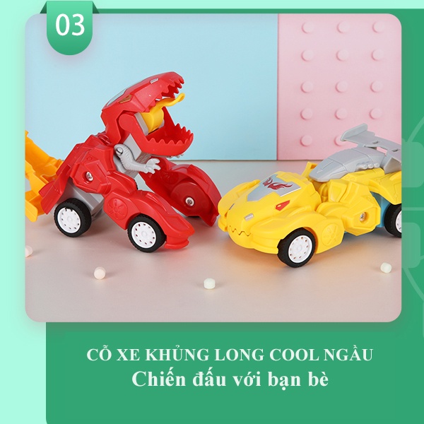 ĐỒ CHƠI KHỦNG LONG BIẾN HÌNH Ô TÔ, Ô TÔ BIẾN HÌNH KHỦNG LONG