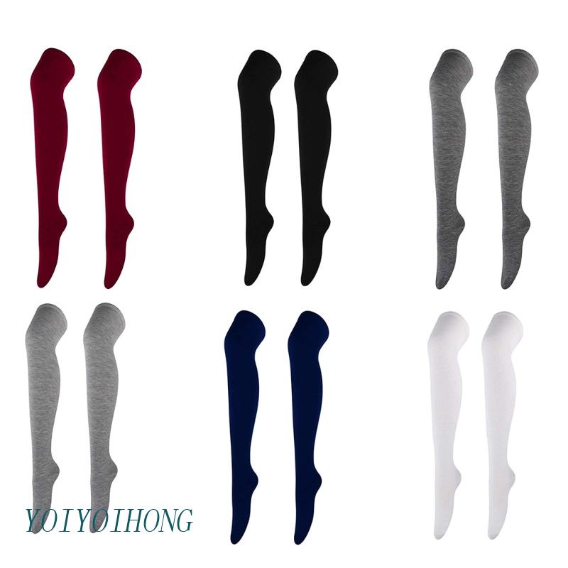 Đôi Vớ DàI Qua GốI MàU SắC Đơn GiảN ThờI Trang Cho Nữ