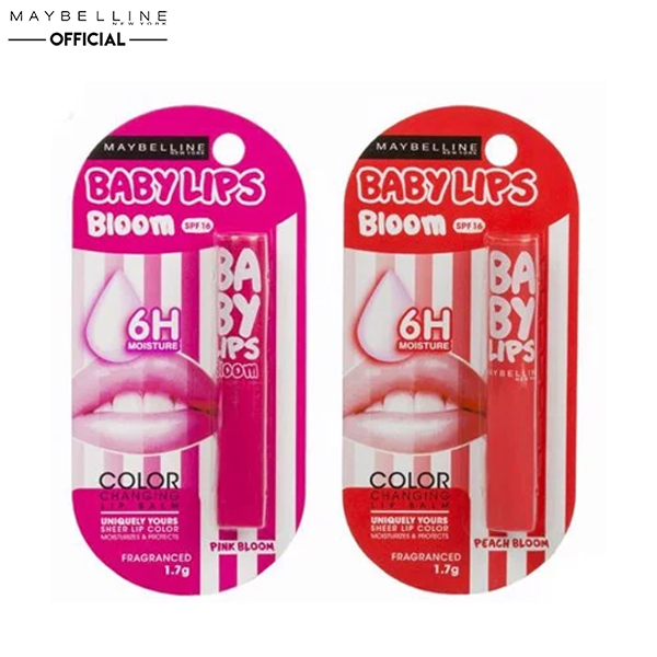 Son dưỡng môi Baby Lips Bloom Maybelline New York chống nắng SPF 16 (có màu) 1.7g