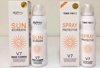 [Sale] Xịt chống nắng Hàn Quốc V7 180ml.