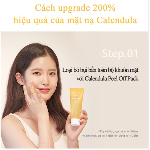 Set Mặt nạ dưỡng ẩm Aprilskin Real Calendula Deep Essence Mask 20g