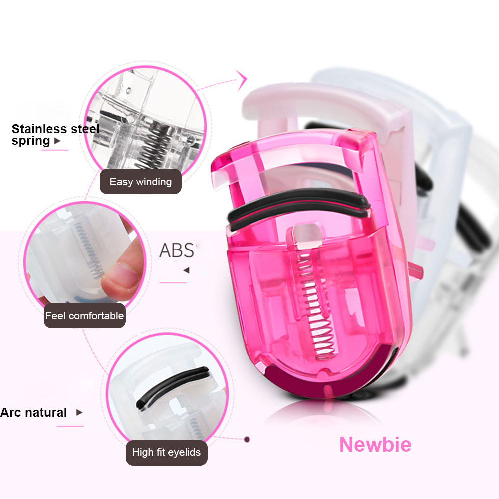 [Hàng mới về] Dụng cụ uốn mi cong bằng silicon mini thiết kế nhỏ gọn tiện dụng cho trang điểm