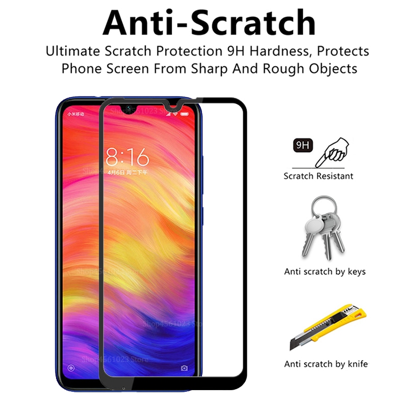 Bộ 2 tấm kính cường lực 9D bảo vệ màn hình cho Xiaomi 7/Note7Pro/Xiaomi Redmi Note 7/Note7Pro