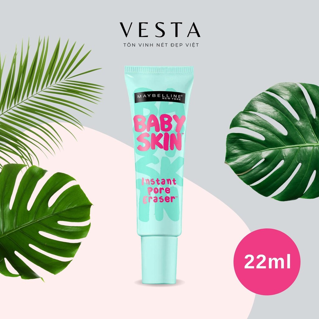 Kem Lót Maybelline Che Khuyết Điểm Mịn Da New York Baby Skin Pore Eraser Primer 22ml