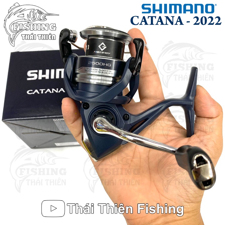 Máy Câu Cá Shimano CATANA Phiên Bản 2022 2500HG, C3000HG Hàng Chính Hãng Malaysia