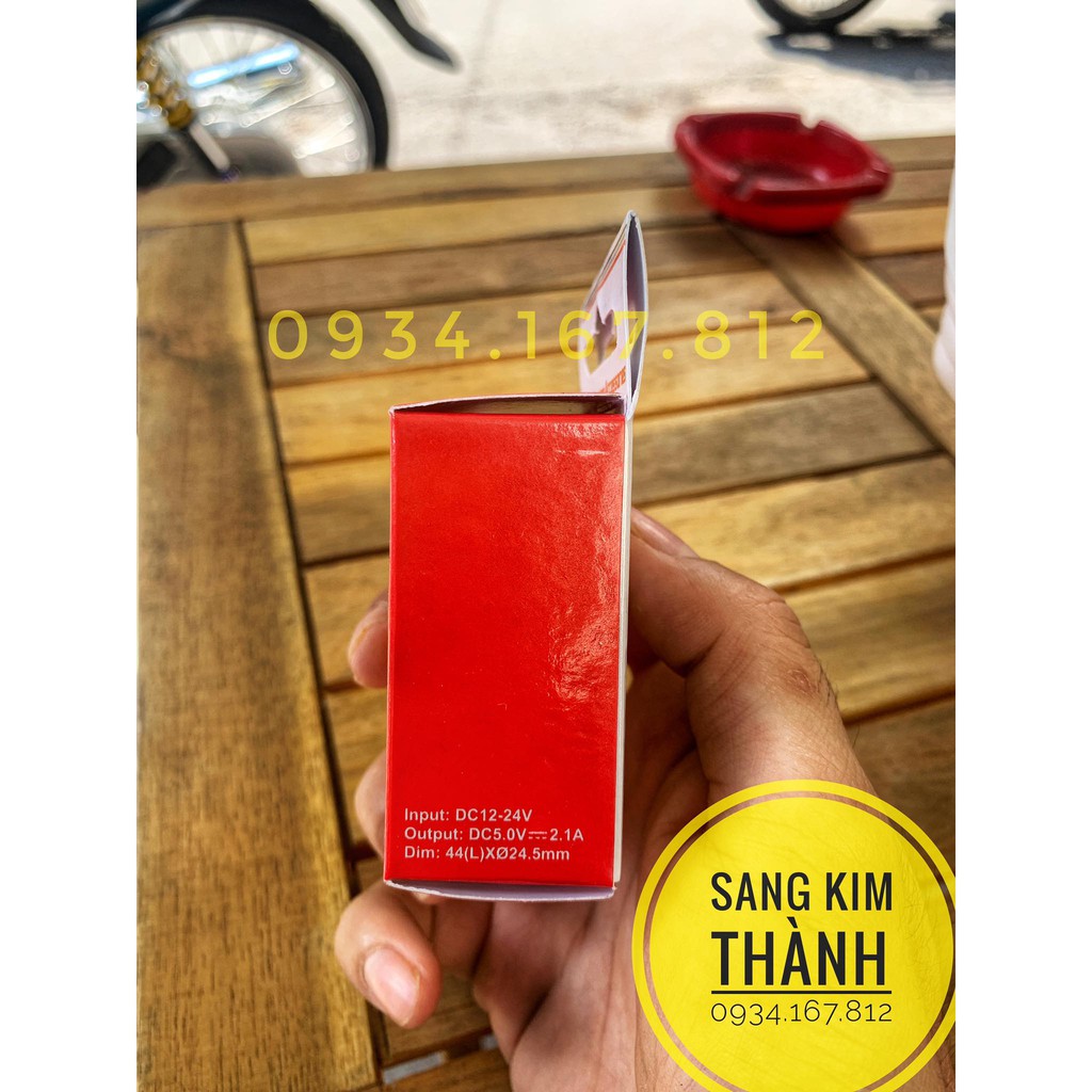 Củ Sạc, Dock, Tẩu, Đốc Sạc Điện Thoại Xe Máy HONDA CHÍNH HÃNG Cho xe Air Blade 150, Vision 2021, Scoopy, Genio...