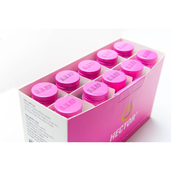 Nước Đông Trùng Hạ Thảo Hector Collagen Hộp 10 Chai Hector Cordyceps Collagen