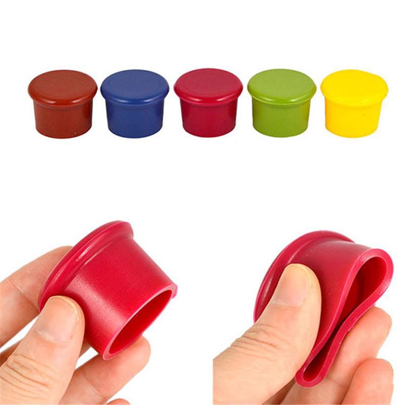 Set 5 nắp đậy chai rượu vang bằng silicone tái sử dụng tiện lợi