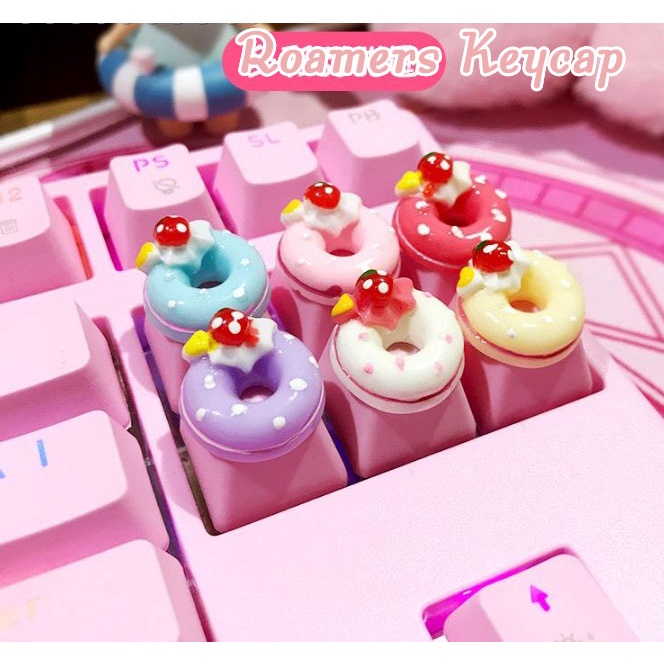 Keycap lẻ Donut ngọt ngào dễ thương làm quà tặng (005_CH)